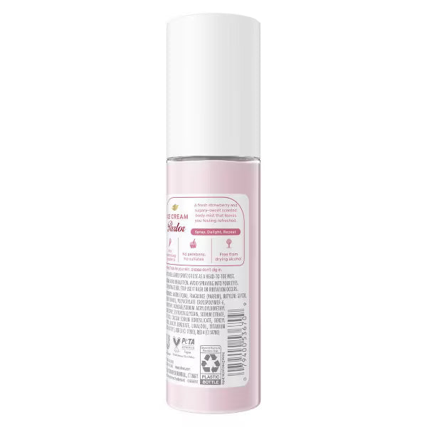 Dove Beauty Ice Cream Parlor Body Mist - Strawberry