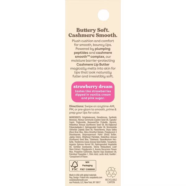 eos Cashmere Lip Butter - Strawberry Dream