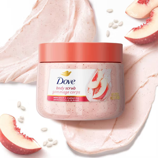 Dove Beauty Exfoliating Body Scrub - White Peach & Crushed Rice