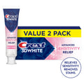 3DWhite Advanced Sensitivity Toothpaste, Soft Min - 2 Pack