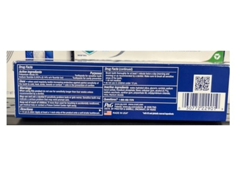3DWhite Advanced Sensitivity Toothpaste, Soft Min - 2 Pack